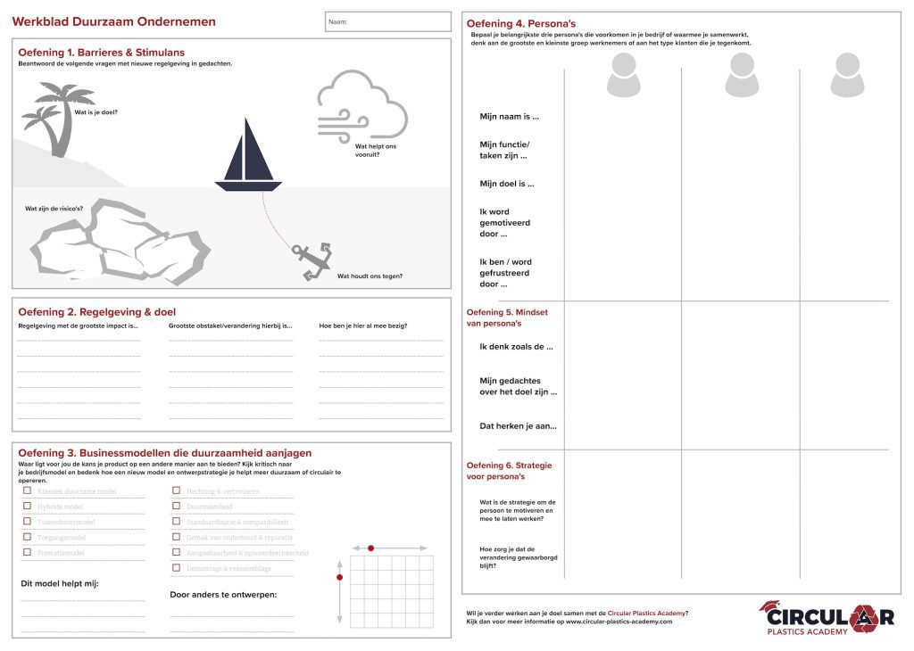 Werkblad Duurzaam Ondernemen